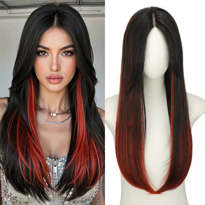 Hair Topper Slightly Layered Synthetic Extensions No Wig