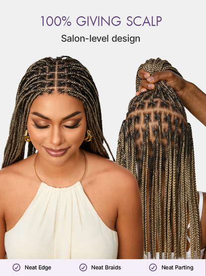 Salon Braids HD Lace Knotless Wig