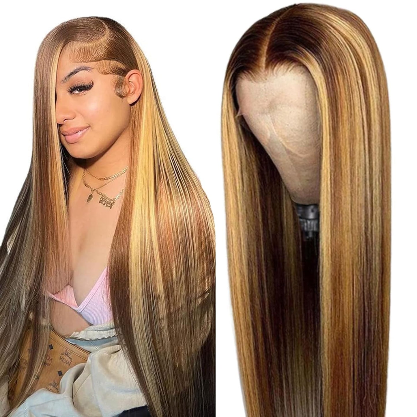 ⚡ Final Hours – Up to 57% Off🌷💥Straight HD Transparent Lace Front Wigs Human Hair
