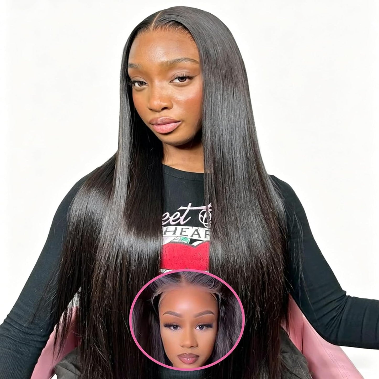 ⚡ Final Hours – Up to 57% Off🌷💥Straight HD Transparent Lace Front Wigs Human Hair