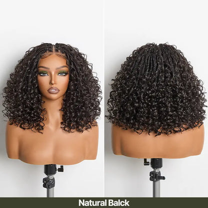 ✨ Boho Braids Water Wave Pre-Cut Lace Wig – Premium Fiber, Beginner Friendly
